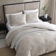preview thumbnail 2 of 5, Vera Wang Roses Beige Cotton Reversible Comforter Set