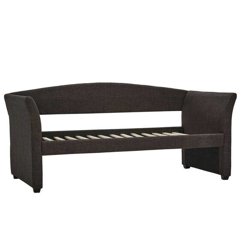 Deco Linen Rolled Arm Daybed and Trundle by iNSPIRE Q Bold
