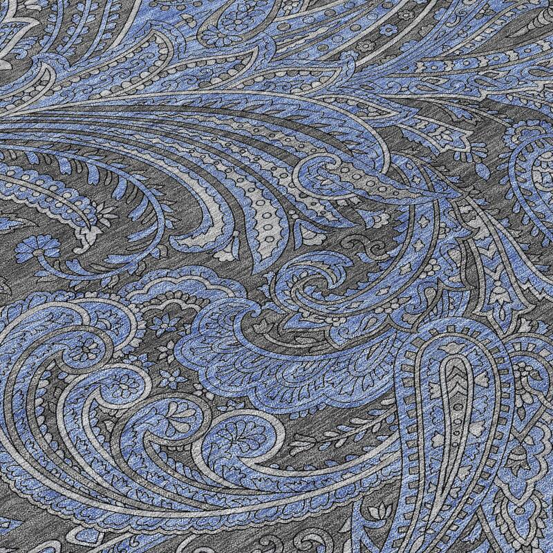 HomeRoots Paisley Transitional Rectangle Outdoor Rug