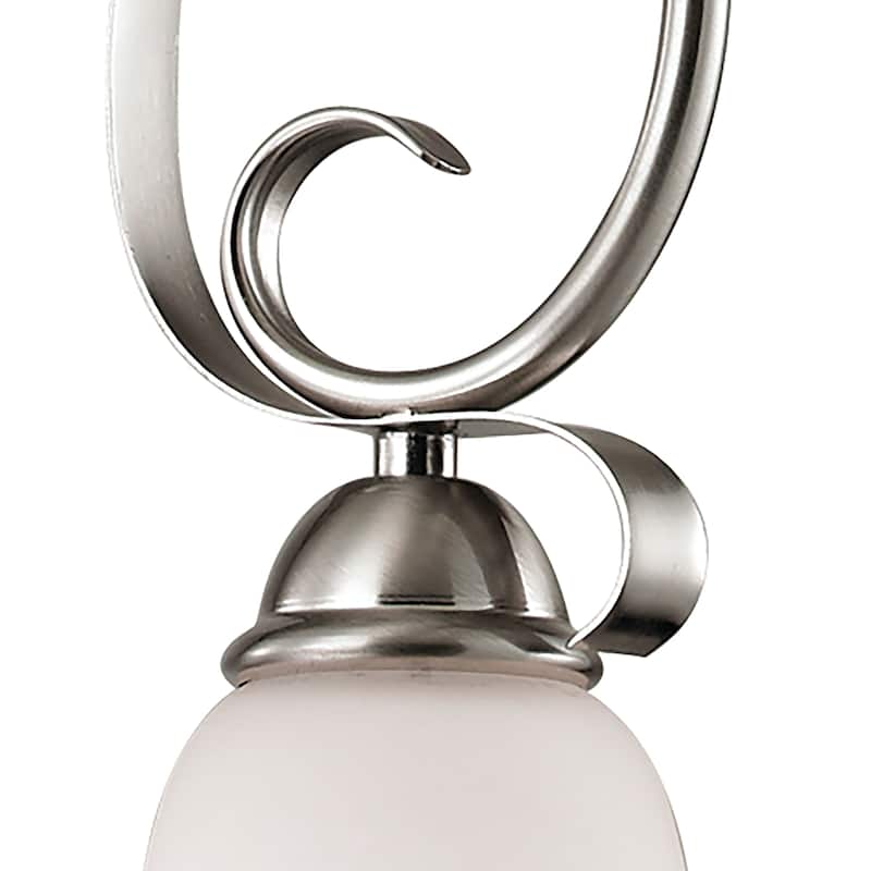 Brighton 6-inch Wide 1-Light Mini Pendant in Brushed Nickel - 6in W x 6in D x 6in H