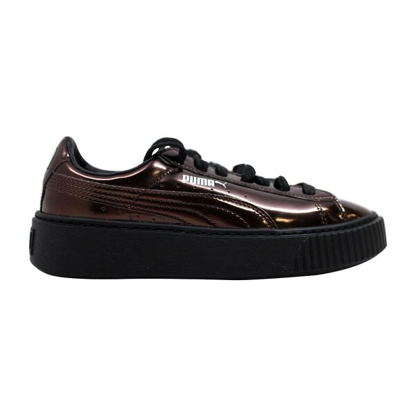 puma platform basket metallic puma platform basket metallic