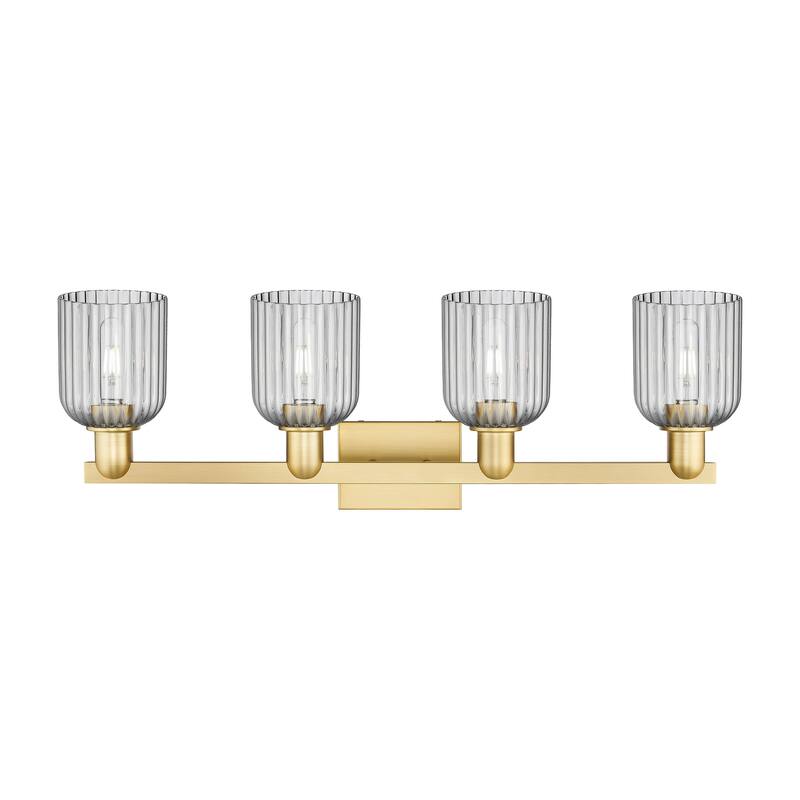 Innovations Lighting Downtown Urban - Bridal Veil - 4 Light 32" Bath Vanity Light