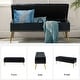 preview thumbnail 16 of 137, HULALA HOME Neptunus Modern 45.5" W Velvet Bedroom Storage Bench for End of Bed with Nailhead Trim