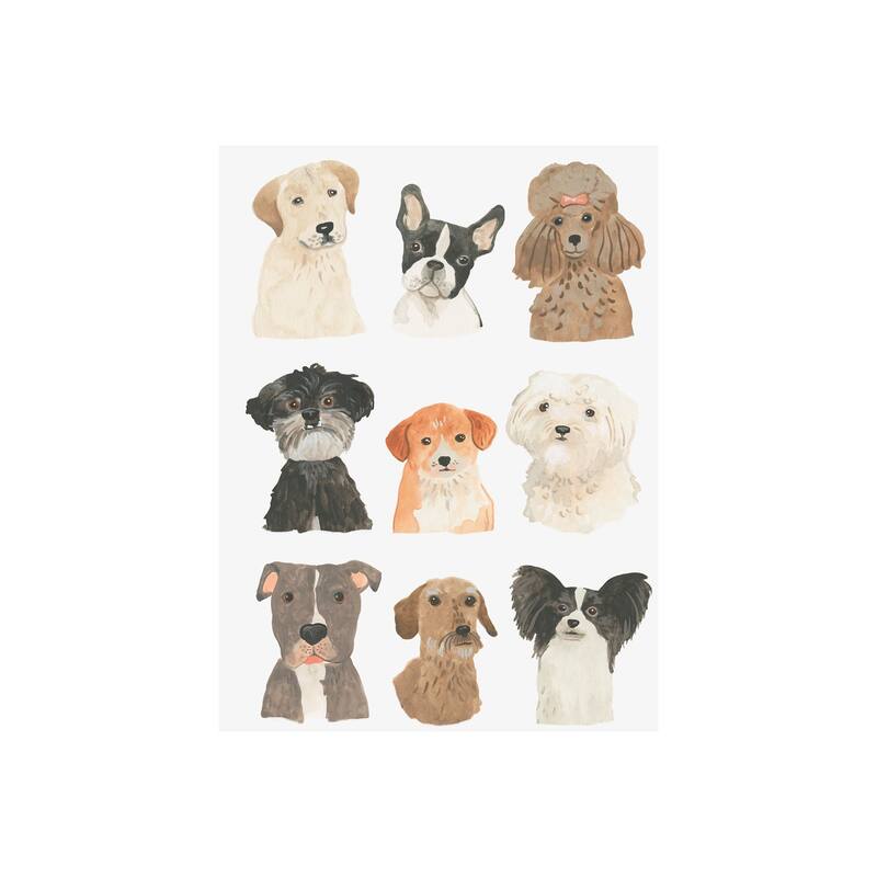 Doggos & Puppers II (27 x 36) Canvas Art Print - Small