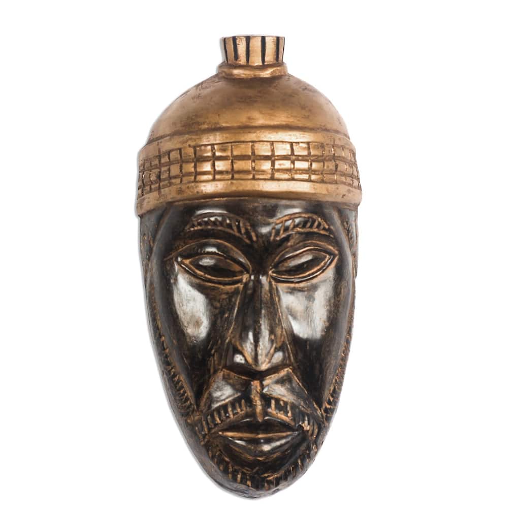 Novica Handmade Oman Hene African Wood Mask