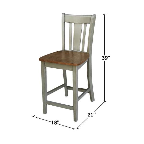 dimension image slide 14 of 21, Copper Grove Wistman Bar Stool