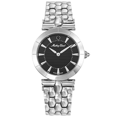 Mathey Tissot Women's Classic Black Dial Watch - D106AN - 6 (36)