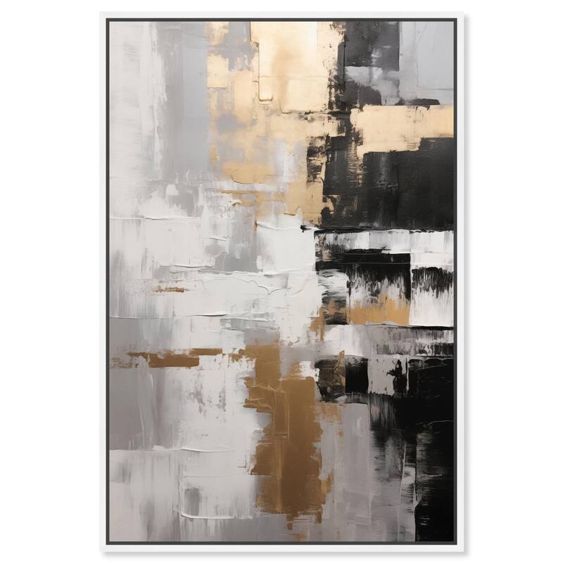 Nocturnal Alloy Canvas by Art Remedy - White - 10" x 15"