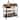 Bar Carts for The Home with 2 Portable Trays, 3 Tier Bar Cart with Wheels, Mobile Kitchen Shelf with Wine Rack and Glass Holder
