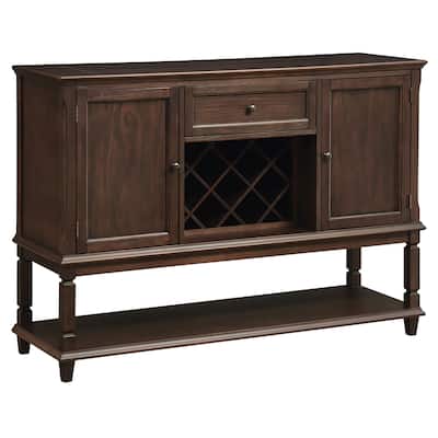 Parkins 2-Door Sideboard Buffet Cabinet Rustic Espresso