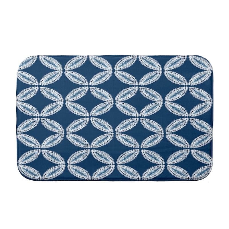 Tidepool Bath Mat - 17 x 24 - Navy