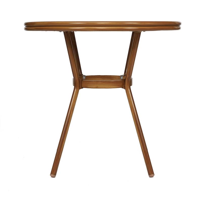 Indoor/Outdoor Commercial Glass Top Bistro Table