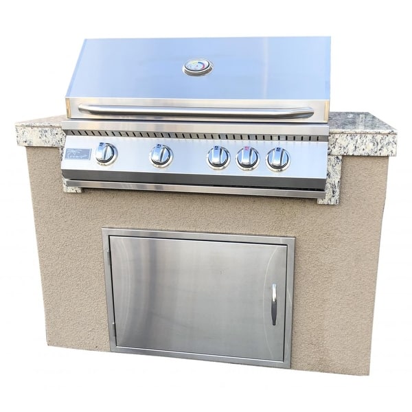 Shop Kokomo Grills Fiji Bbq Island Overstock 25443815