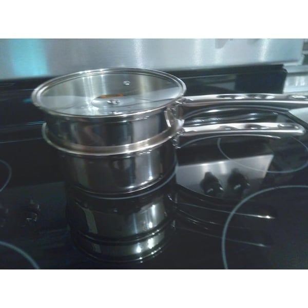 Classic Cuisine 1.5 Qt. Stainless Steel Double Boiler Saucepan