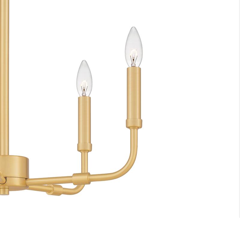 Quoizel Abner Steel 5-light Chandelier