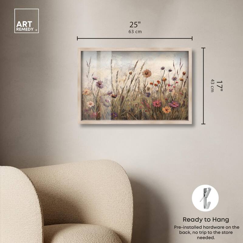 Vintage Blooms II Shadowbox by Art Remedy