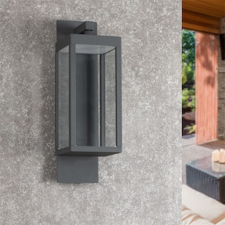 Wall Sconce Light Fixture with Clear Glass Shade