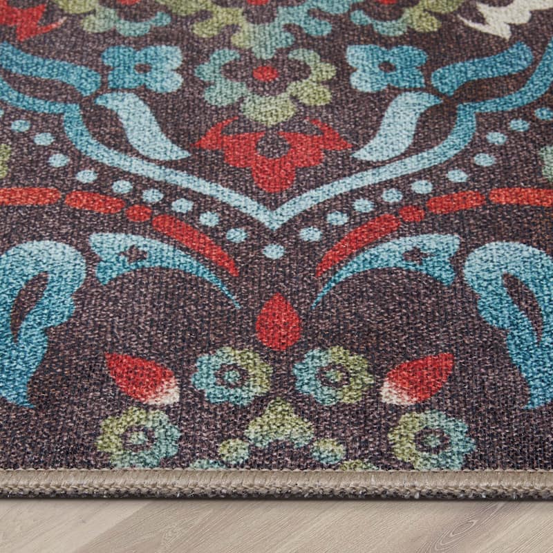 Well Woven Kings Court Florence Tile Multi-Medallion Modern Area Rug