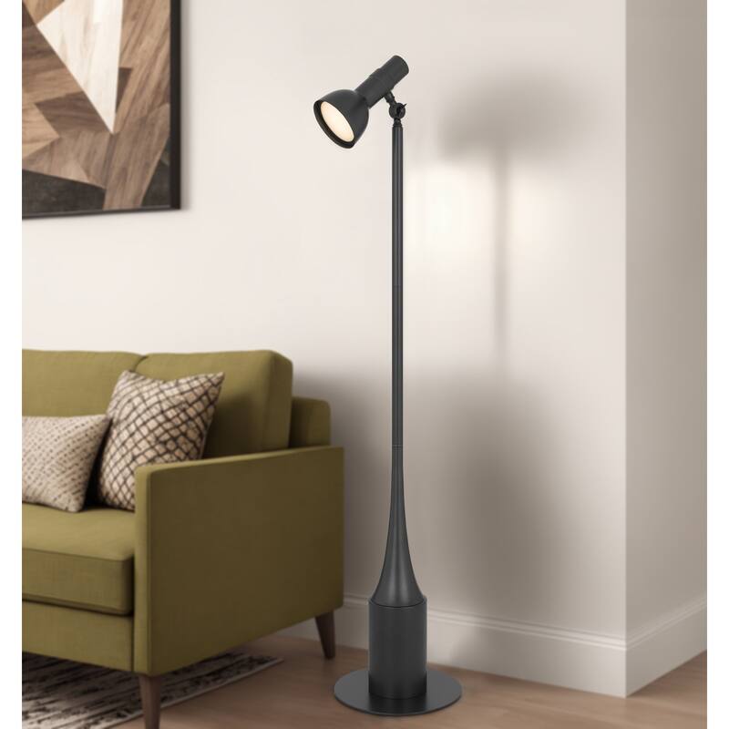 CCT (Color Changing Temperature) 10W Intergrated dimmable LED floor lamp with touch sensor switch and adjustment shade