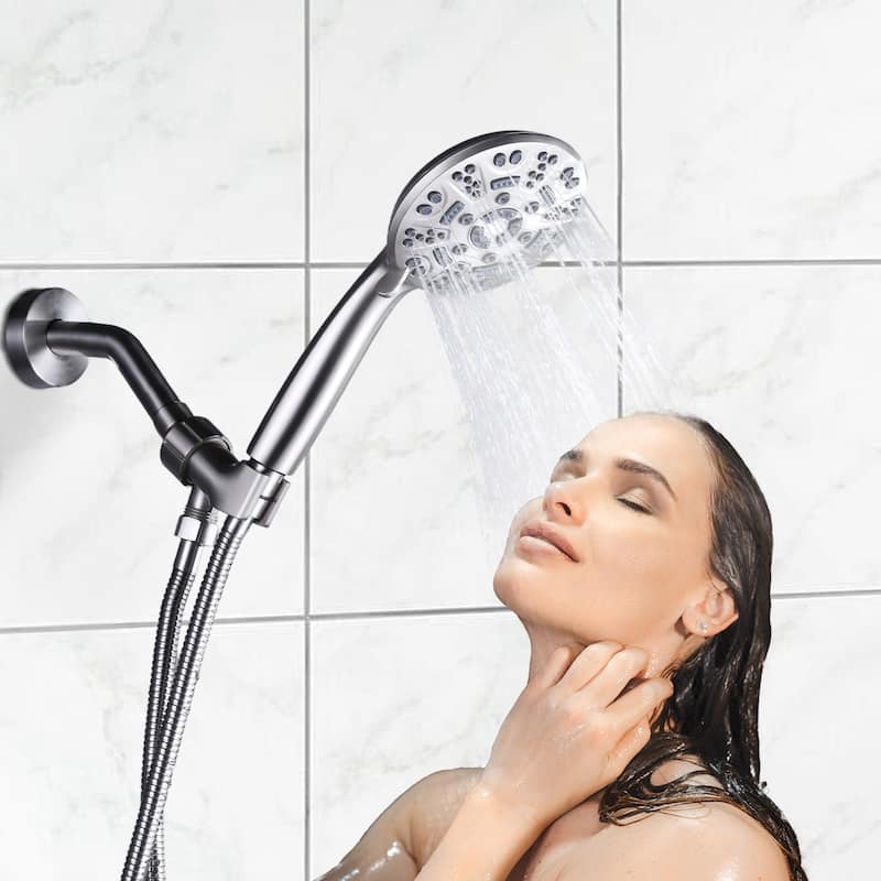 WOWOW Modern Style 4.7-Inch Multi-Function Shower Faucet Set