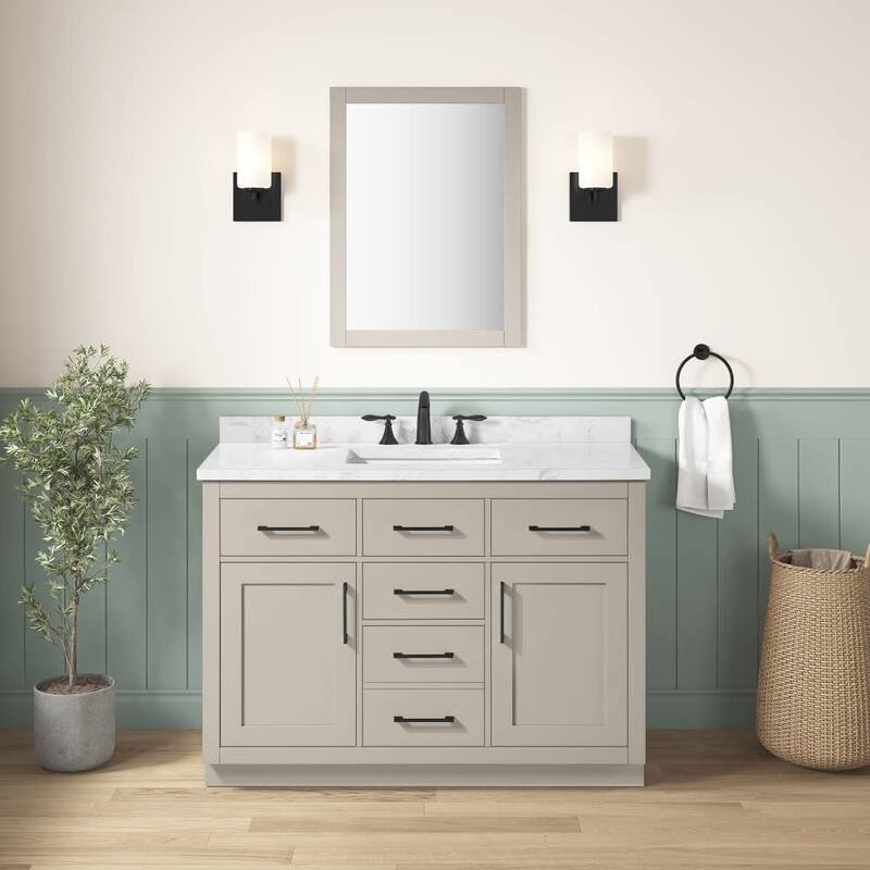 Ove Decors 15VVA-ALON48 Athea 48" Free Standing Single Basin Vanity