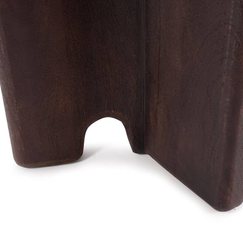 Rounded Bollack Tray Side Table - 23.3/4H x 24D x 24W