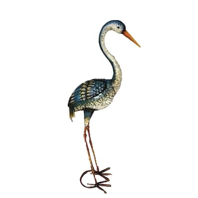 43" Iron Blue Heron