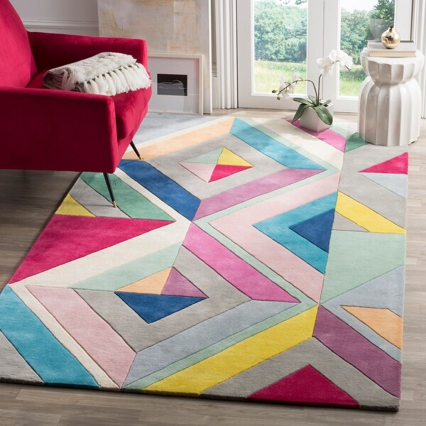 Safavieh Handmade Fifth Avenue Stephany Mid-Century Modern Wool Rug. Opens flyout.