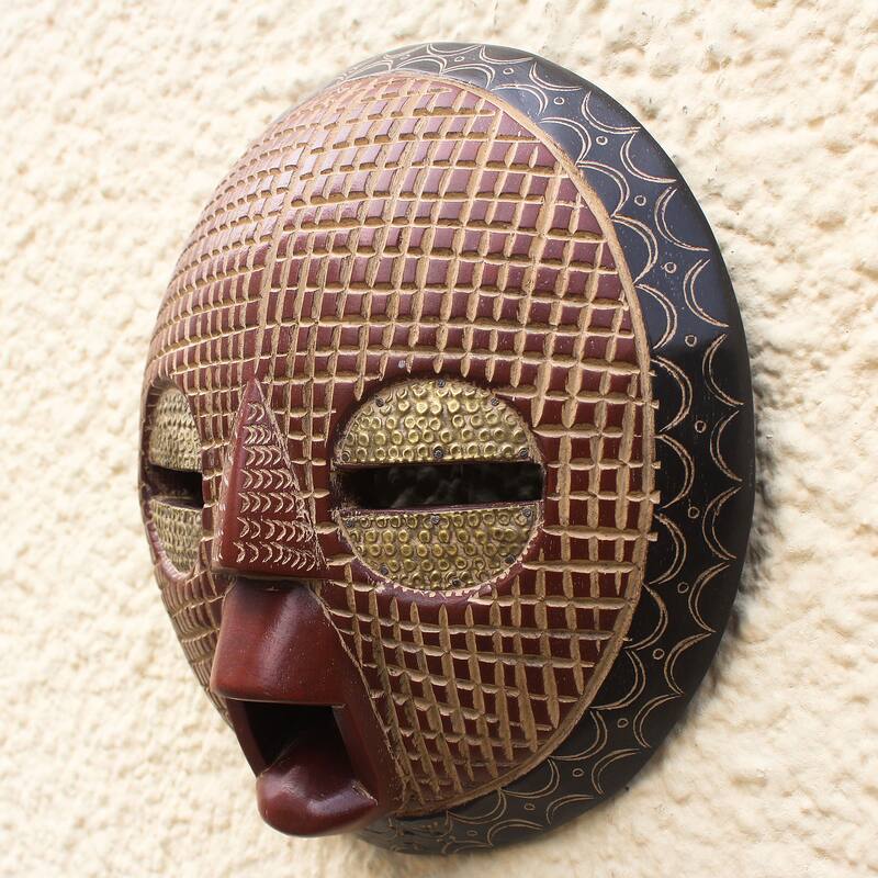 Novica Handmade Edudzi African Wood Mask