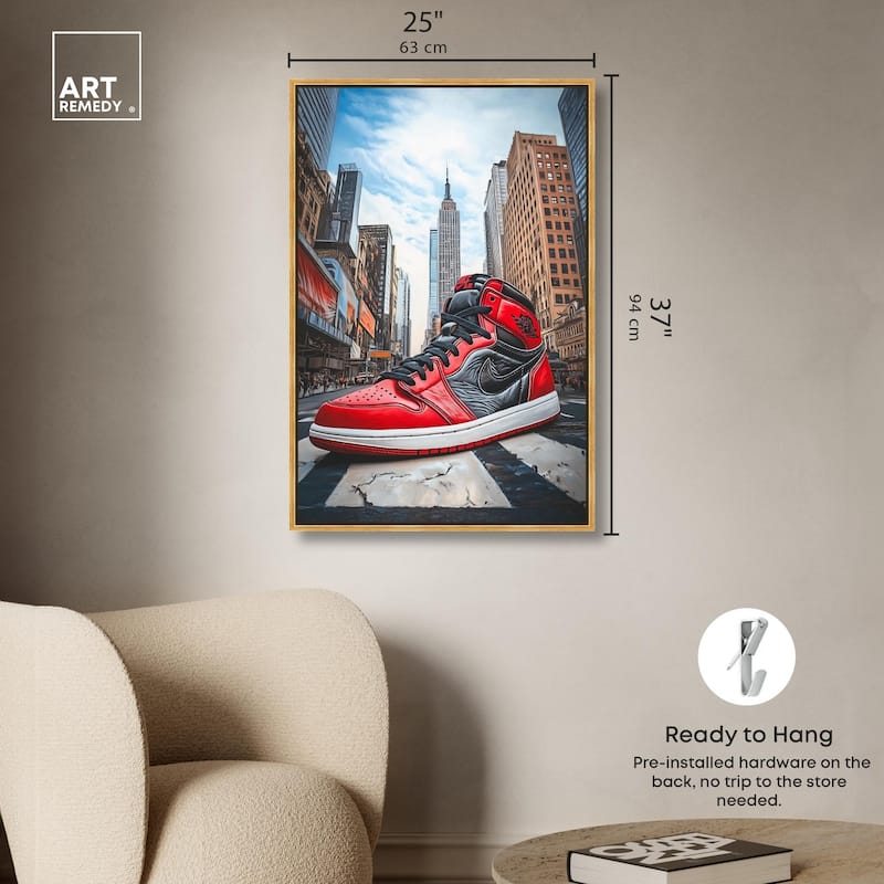 Sneaker of New York Canvas by Art Remedy
