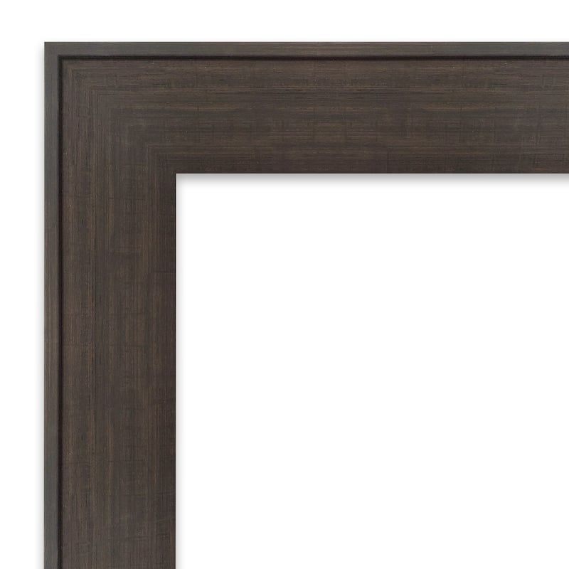 Amanti Art William Rustic Woodgrain Framed Dry Erase Magnetic Board