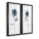 preview thumbnail 2 of 7, Indigo Floral I-Premium Gallery Framed Print - Ready to Hang