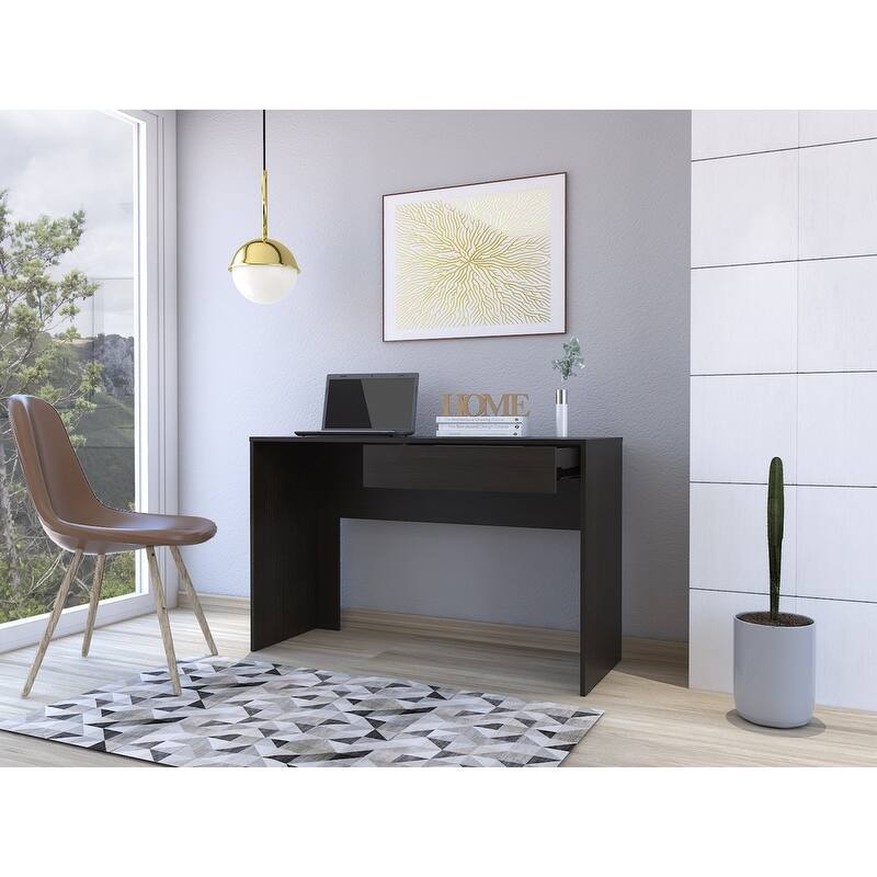 1-Drawer Computer Desk with Storage, Writing Console Table