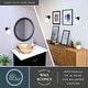 preview thumbnail 3 of 13, Vermont Matte Black and Satin Nickel Bathroom Vanity Lighting Fixture, Etched White Glass Shade, Dimmable, LED Compatible Wall