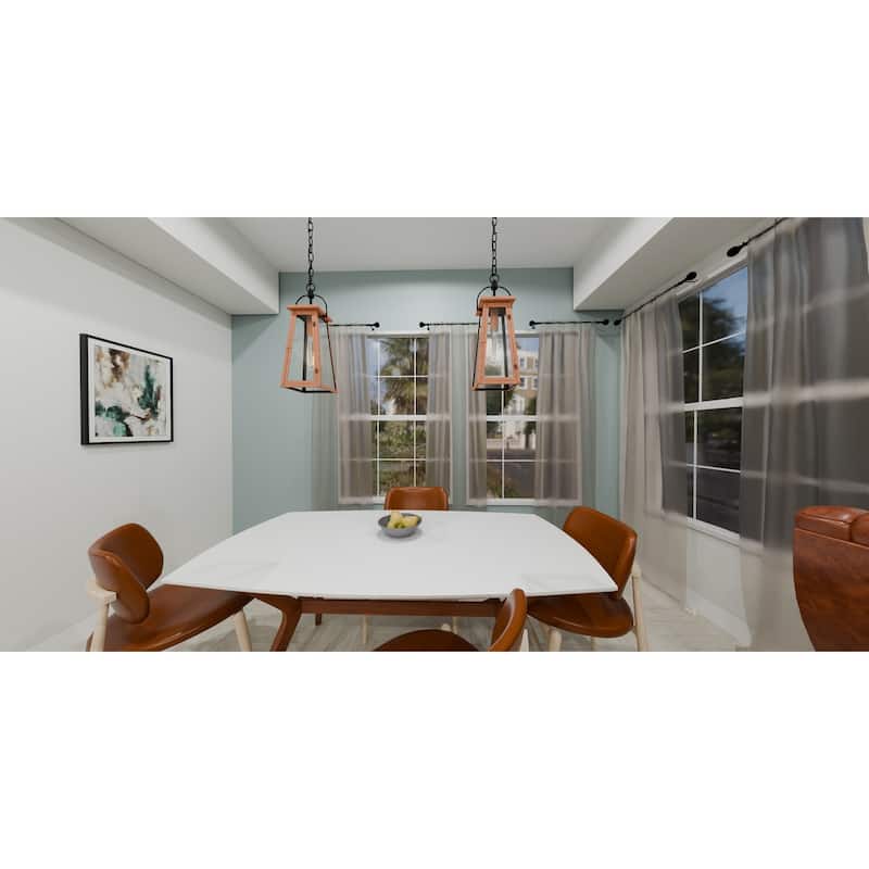 Carolina 1-Light Aged Copper Mini Pendant Light