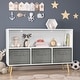 preview thumbnail 1 of 17, Kids bookcase with Collapsible Fabric Drawers