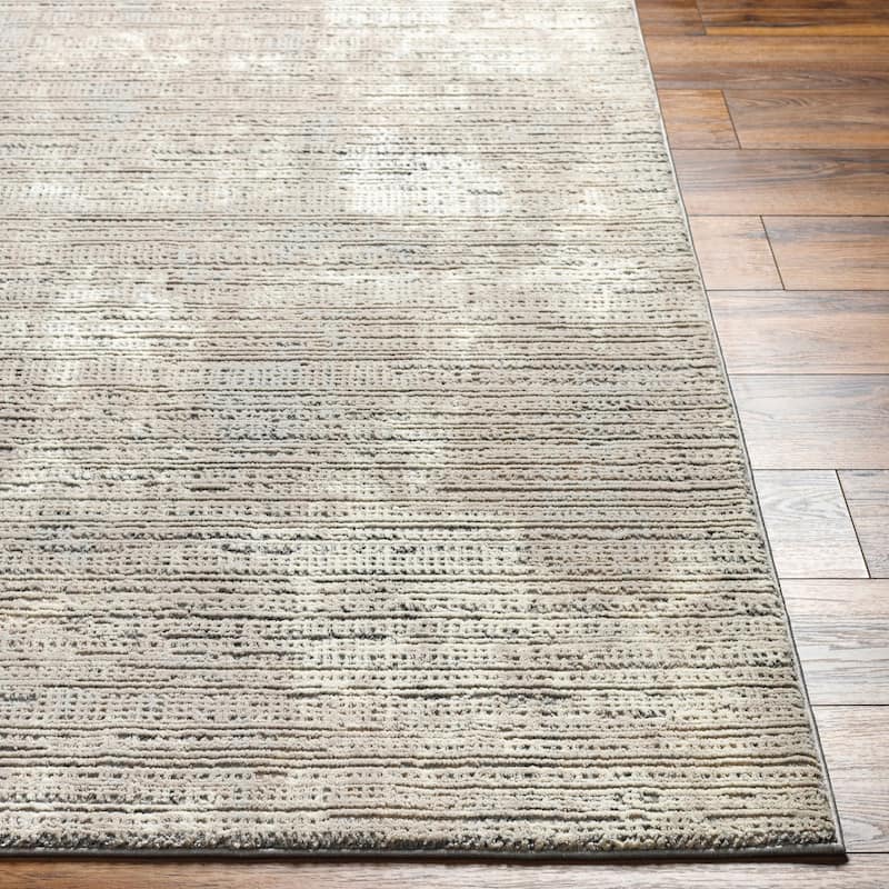Livabliss Alder Machine Washable Global Striped Area Rug