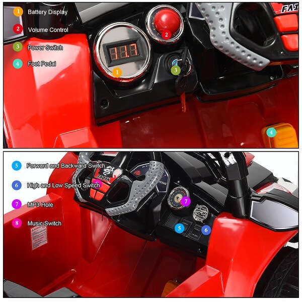 remote control pedal car