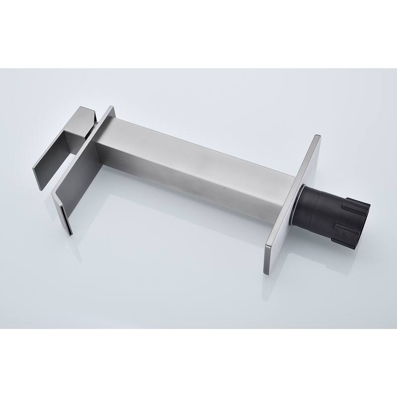 Waterfall Spout Single Handle Bathroom Sink Faucet