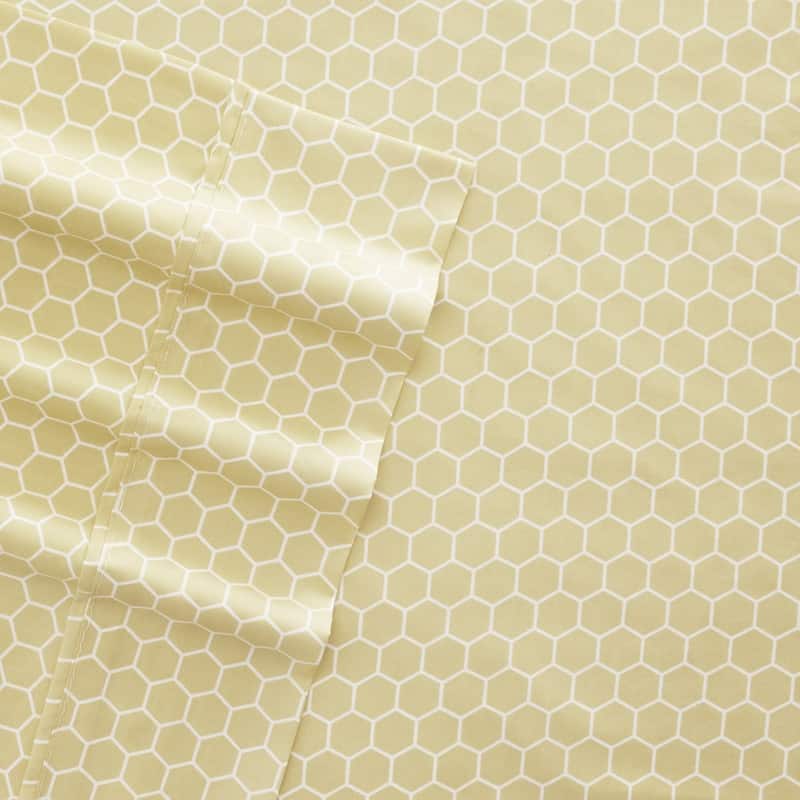 Becky Cameron Ultra Soft Printed 4-piece Deep Pocket Bed Sheet Set