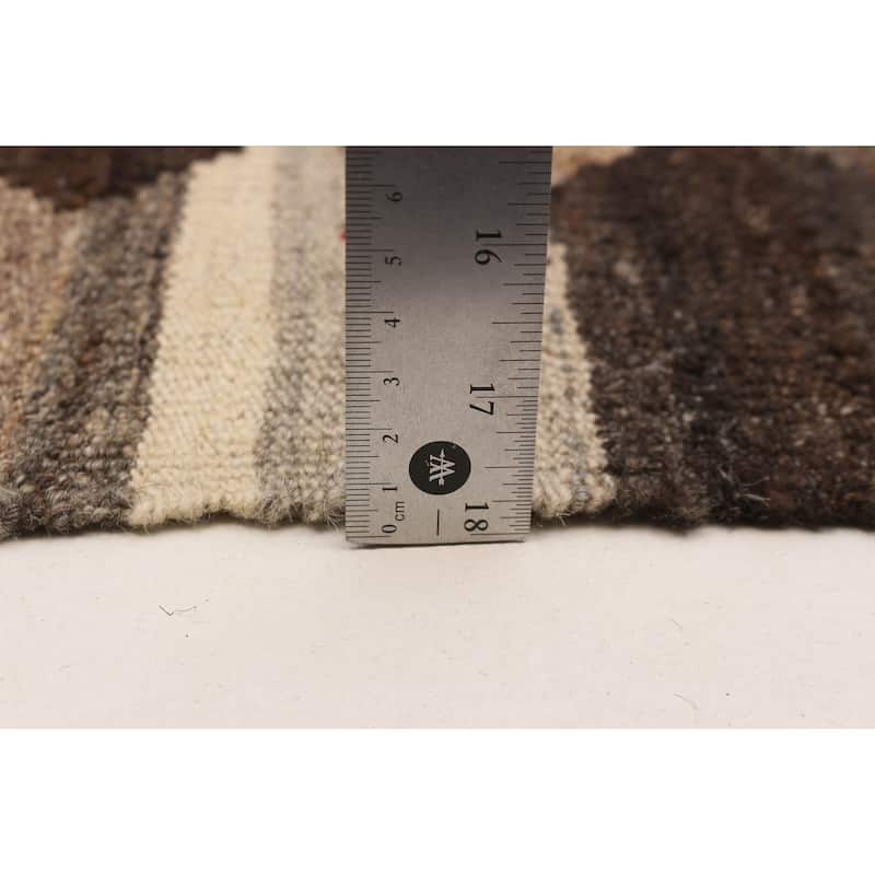 Sivas Brown Kilim 6'0" x 8'2" - 6'0 x 8'2