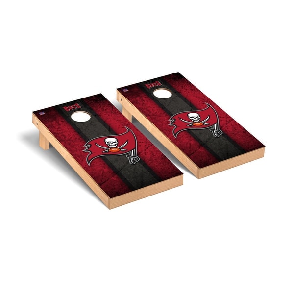 slide 2 of 5, Tampa Bay Buccaneers NFL Football Vintage Cornhole Board Set 2