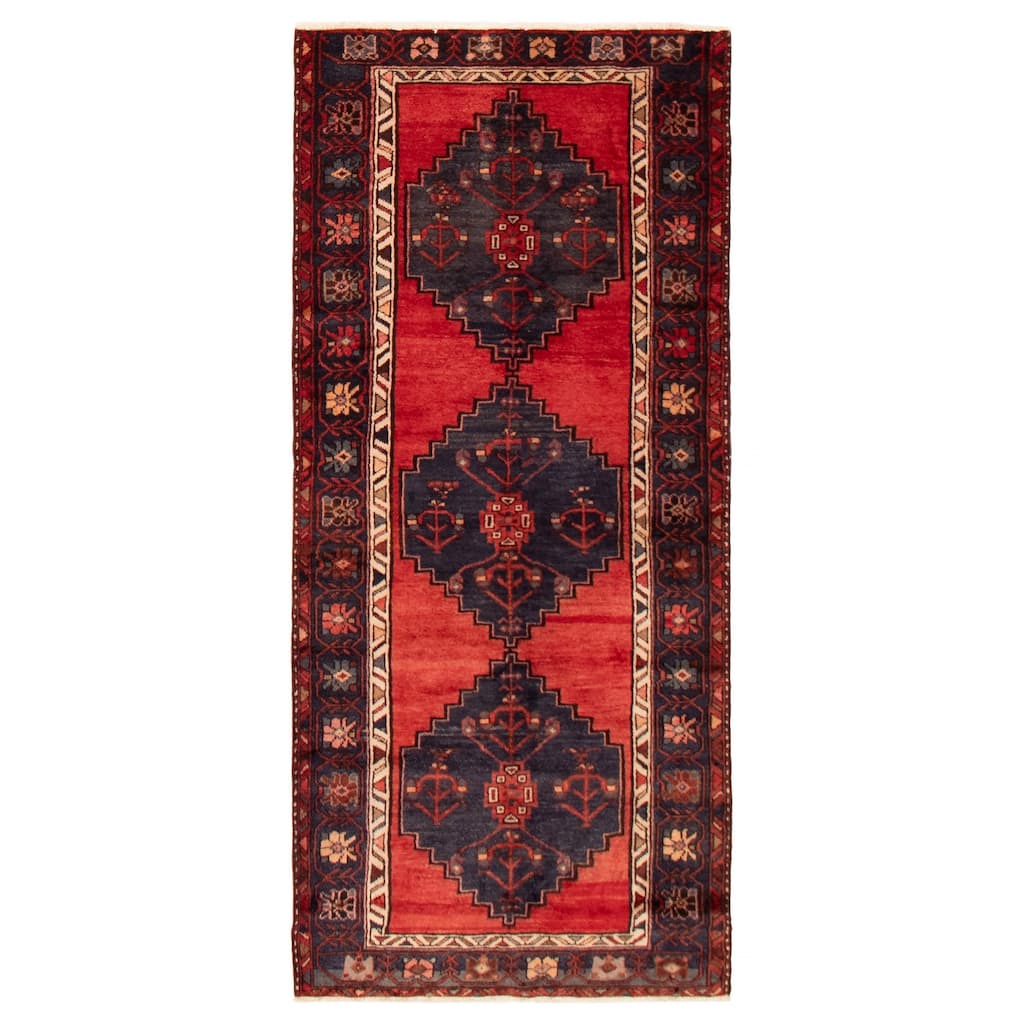 ECARPETGALLERY Hand-knotted Konya Anatolian Red Wool Rug - 3'6 x 7'9