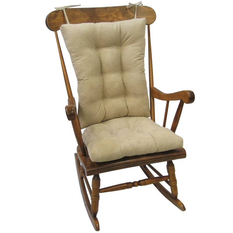 Klear Vu Twillo Jumbo Rocking Chair Cushion Set - Single - Stone