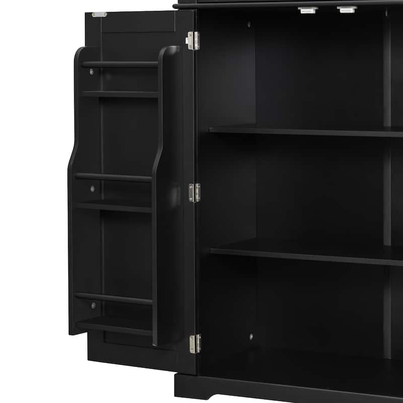 Christopher Knight Home - Whitmore Tall Bathroom Storage Cabinet with Adjustable Shelves and Multi-Functional Design