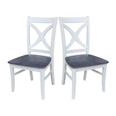Solid Wood Cosmo Dining Chairs, Set of 2