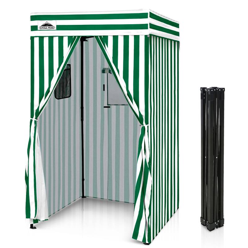 EAGLE PEAK Flex Compact 4x4 Pop-up Canopy Changing Room, Portable Privacy Dressing Room