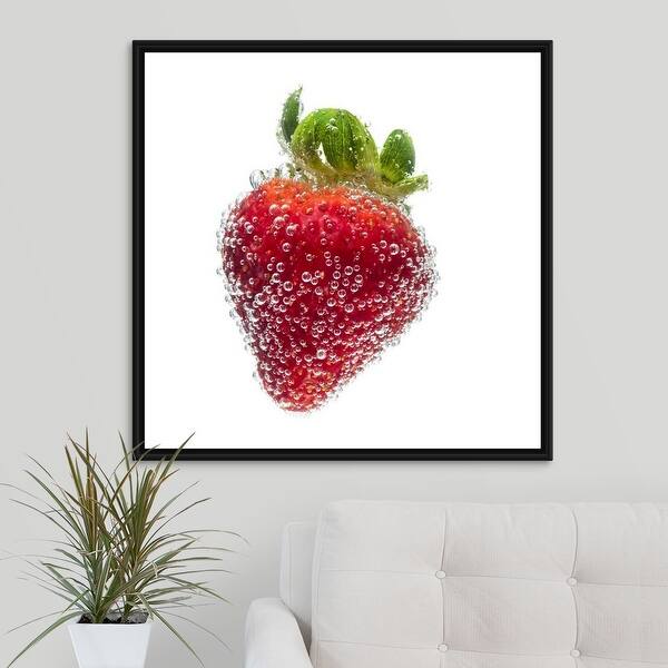 Shop Strawberry Fruit Submerged In Water And Covered In