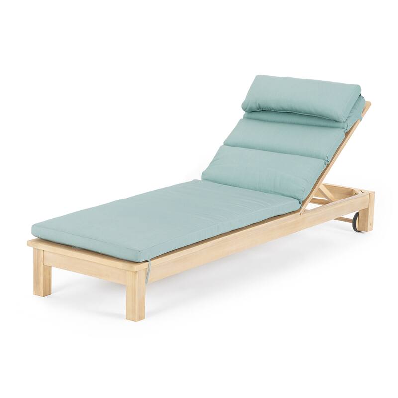 Kooper 2 Piece Sunbrella Outdoor Patio Chaise Lounges With Cushions