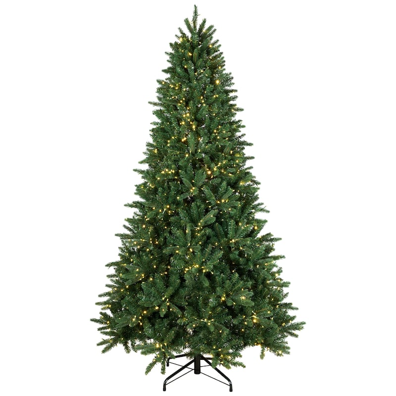 Real Touch™️Elite Pre-Lit Calgary Pine IPT Artificial Christmas Tree - 6' Dual Color LED - 6 Foot